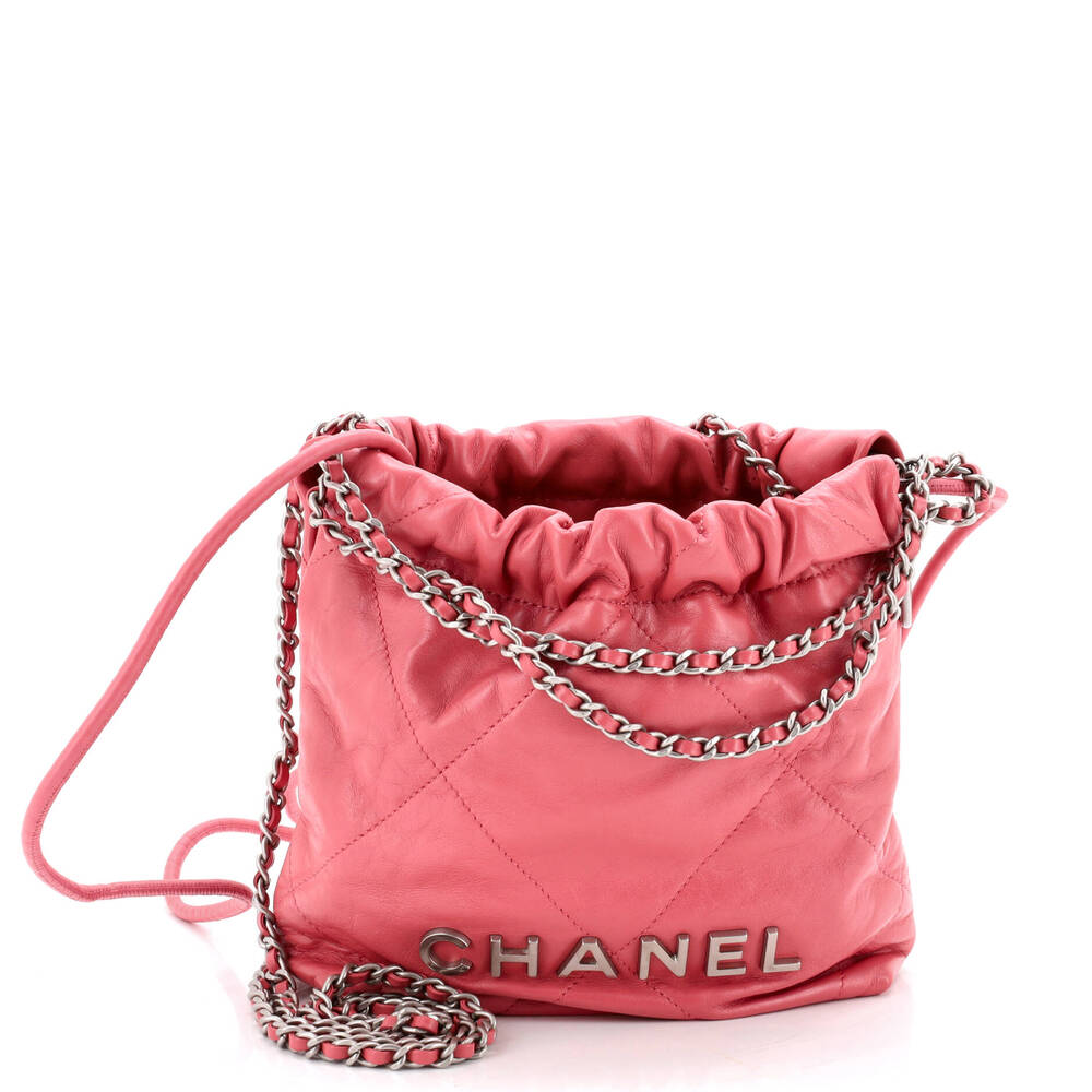 Chanel 22 Chain Hobo Quilted Calfskin #263599C49B